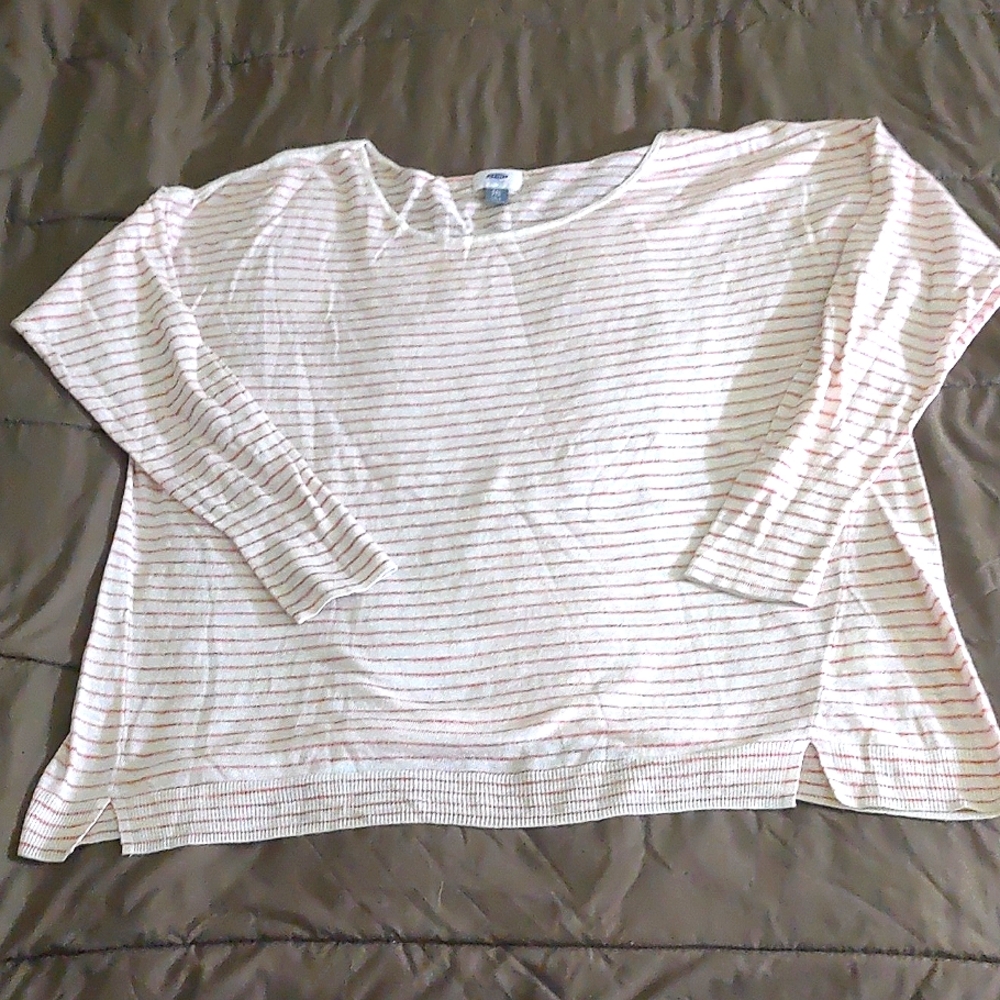 Long sleeve striped shirt
